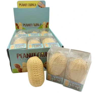 Peanut Squishy - Clay & Building Block Filling