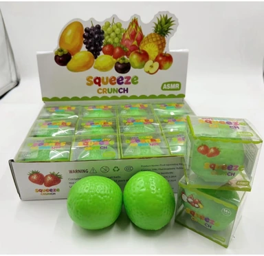 Lime Squishy - Clay & Building Block Filling