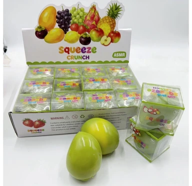 Mango Squishy - Clay & Building Block Filling