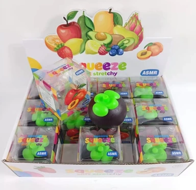Mangosteen Squishy - Clay & Building Block Filling