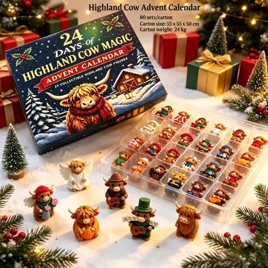 Highland Cow Advent Calendar